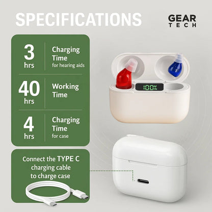 Rechargeable Hearing Aids with Noise Reduction – Compact and Discreet
