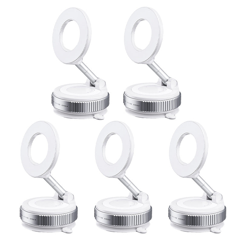 Phone Holder with Suction Base – 360-Degree Magnetic Mount