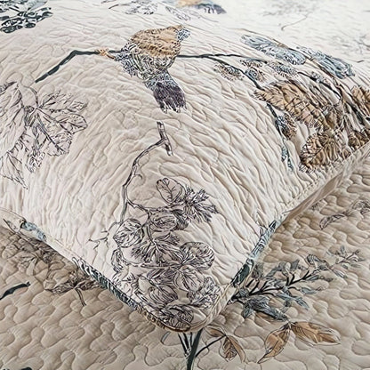 Chic Floral Bed Cover Set for Year-Round Comfort
