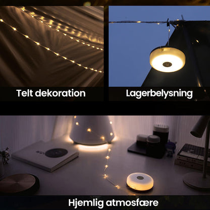 Smart Outdoor Waterproof String Lights with Power Bank