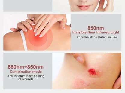Near Infrared Light Therapy Lamp – 660nm & 850nm for Skin and Wellness