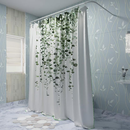 Tranquil Greenery Shower Curtain for a Serene Space