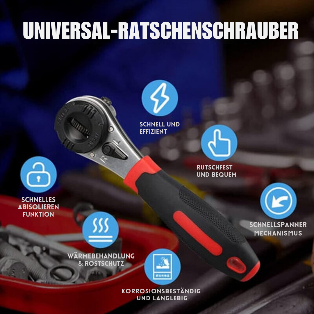 Adjustable Ratchet Wrench for Any Task - Last Day Discount