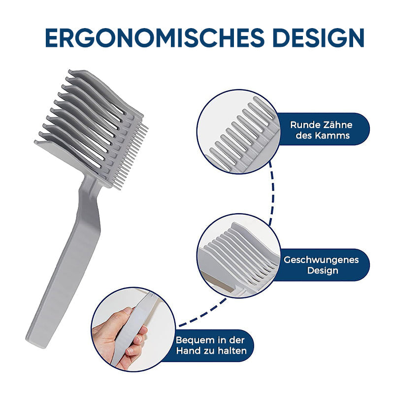 Men's Flat Hair Comb for Barbershop Styling