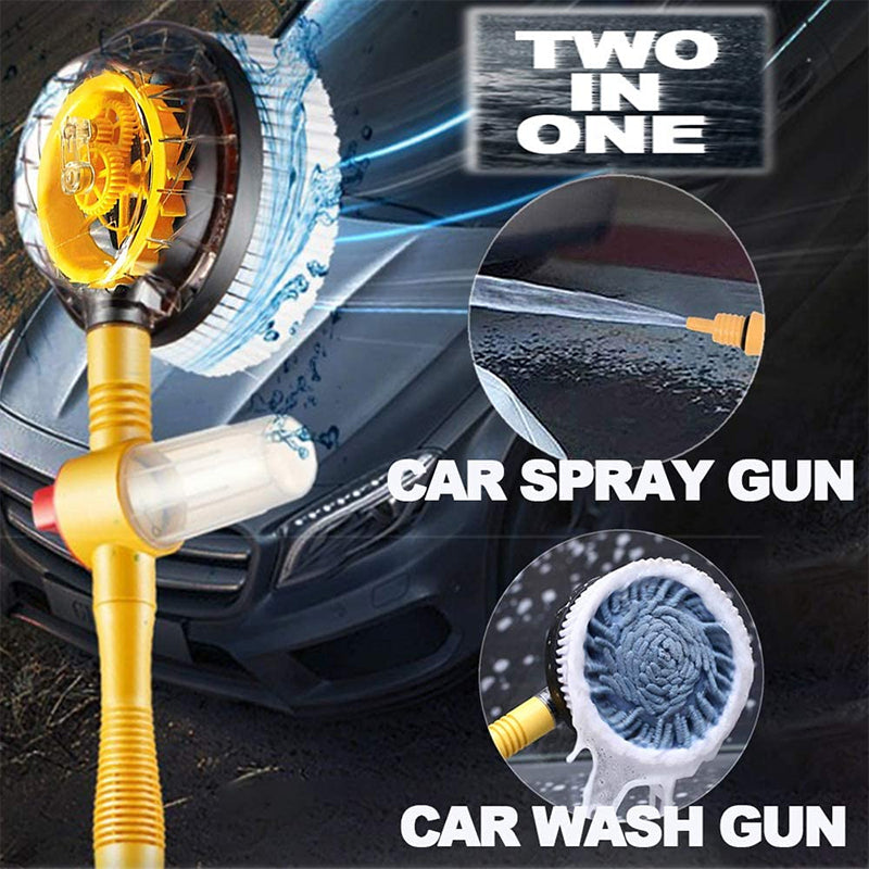 Revolutionary 360° Car Cleaning Brush with Extension Handle