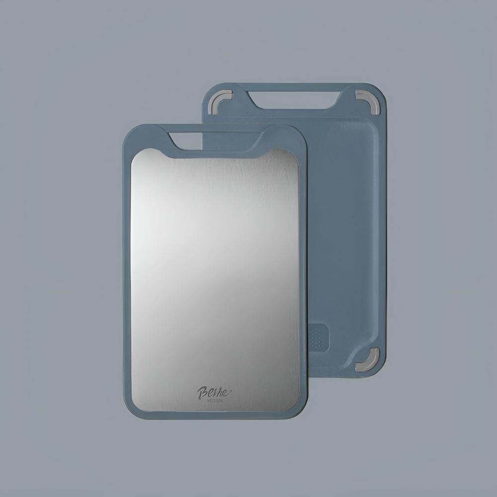Versatile Two-Sided Stainless Steel Cutting Board
