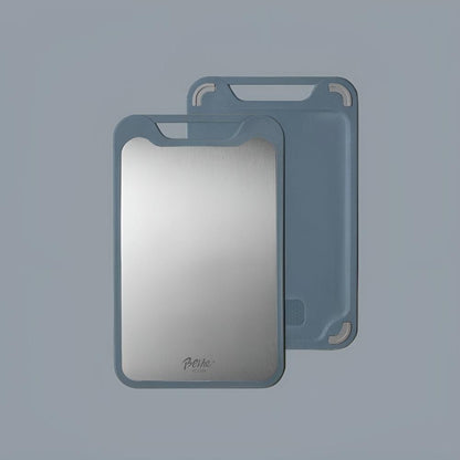Versatile Two-Sided Stainless Steel Cutting Board