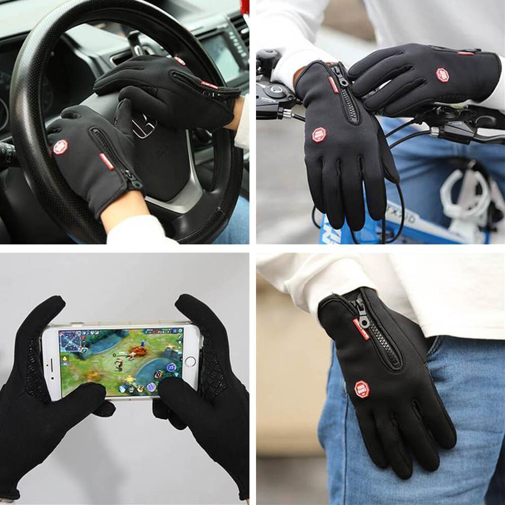 Unisex Touchscreen Gloves – Warm, Windproof, and Waterproof