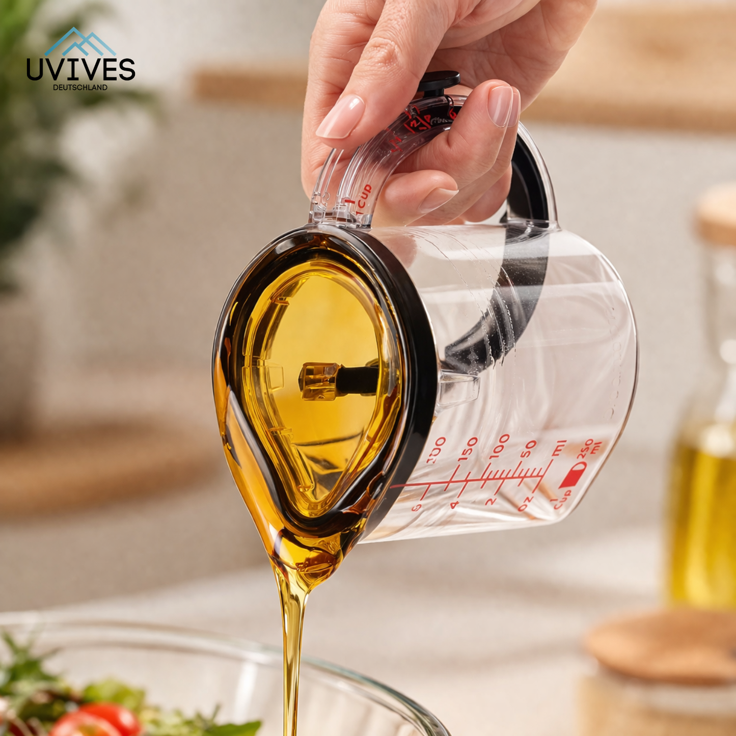 Leak-Proof Measuring Cup for Accurate Measurements Every Time