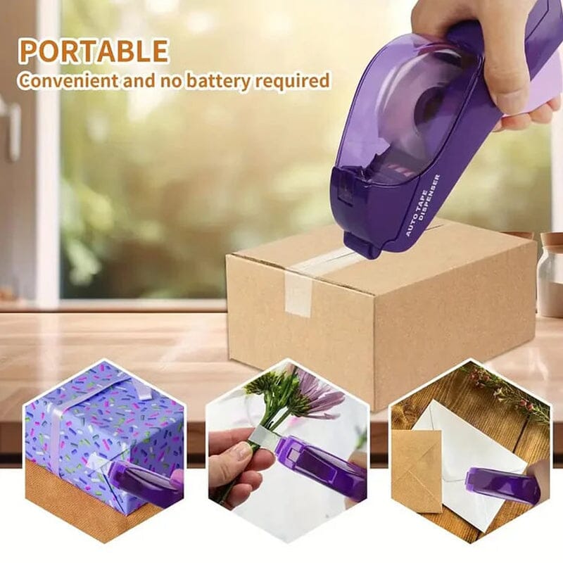 Handheld Tape Cutter with Automatic Dispenser – All-in-One Tool