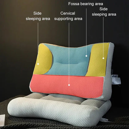 Neck Support Pillow for Back and Side Sleepers – Ergonomic Design