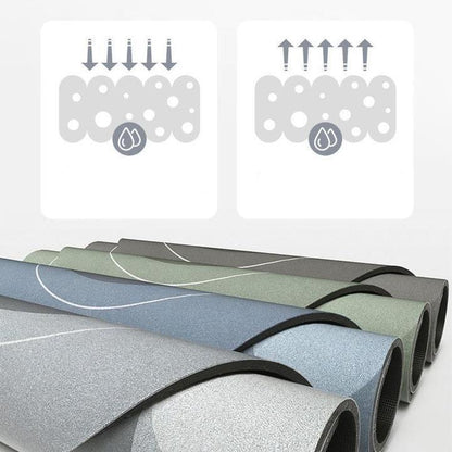 Quick-Drying Bath Mat Made of Absorbent Microfiber