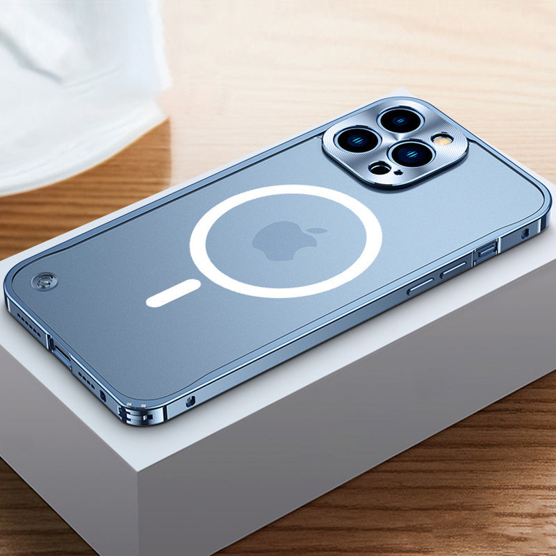 Magnetic iPhone Case with Metal Frame