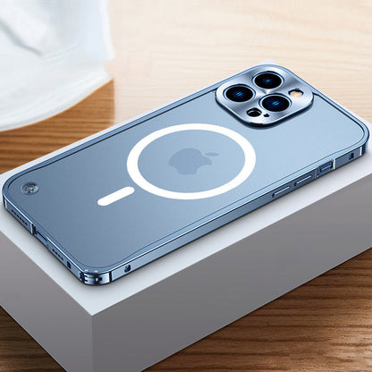 Magnetic iPhone Case with Metal Frame