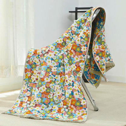 Charming Blossom Reversible Bath Towel