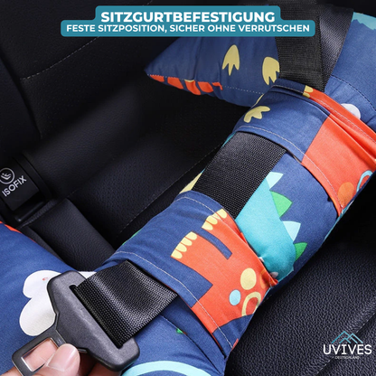 Travel Pillow for Kids - Backseat Comfort for Car Journeys