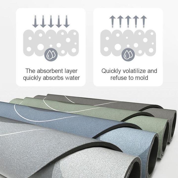 Quick-Drying, Highly Absorbent Bath Mat - AquaComfort