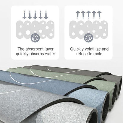 Quick-Drying, Highly Absorbent Bath Mat - AquaComfort