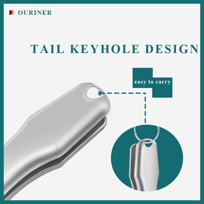 Sleek and Sharp Nail Care Set with Stainless Steel Clipper