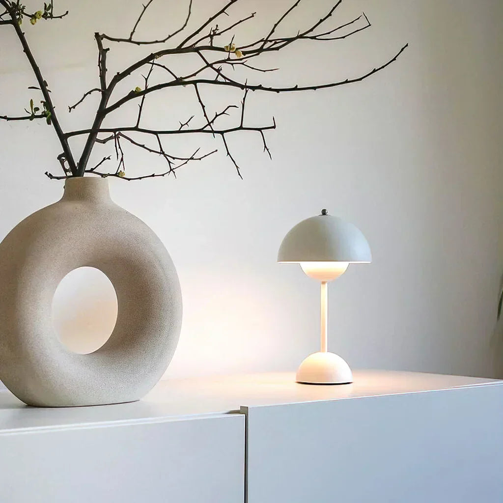 Dimmable Wireless Table Lamp in Scandinavian Design