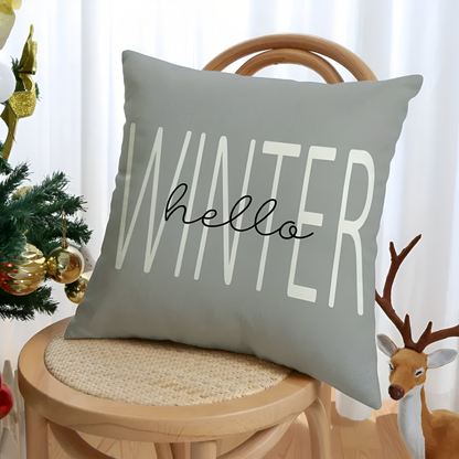 Festive Gnome Throw Pillow Covers | Set of 4