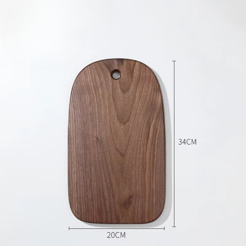 Stylish Solid Cutting and Serving Board Made from Walnut Wood