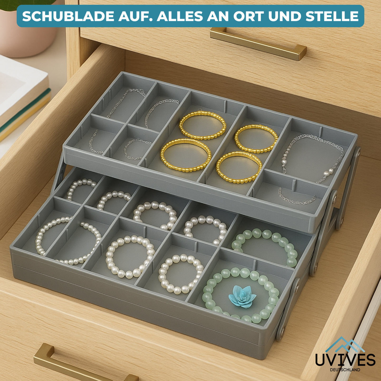 Adjustable Smart Drawer Organizer - Expandable Storage Solution