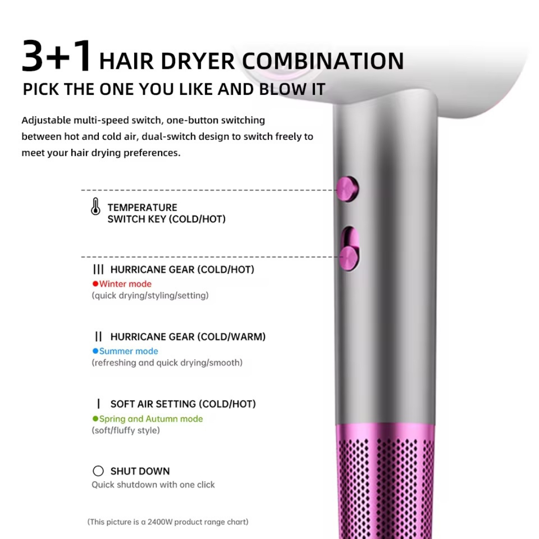 Salon-Quality Hair Dryer for Fast and Effortless Styling