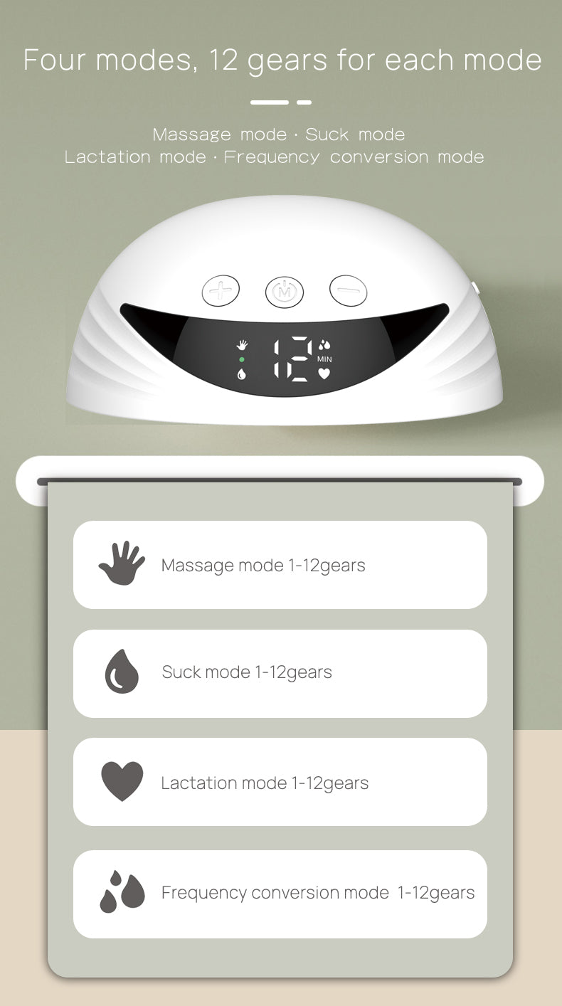 Portable Silent Breast Pump – Hands-Free Convenience