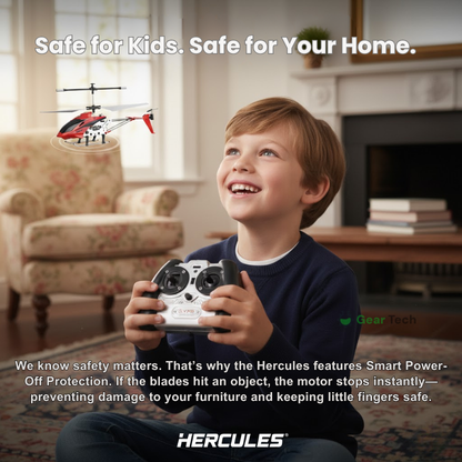 Crash-Resistant Compact Helicopter for Kids and Adults