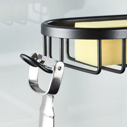 Shower Caddy for Shampoo and Soap – Stainless Steel – Available in Silver or Black – No Drilling Required