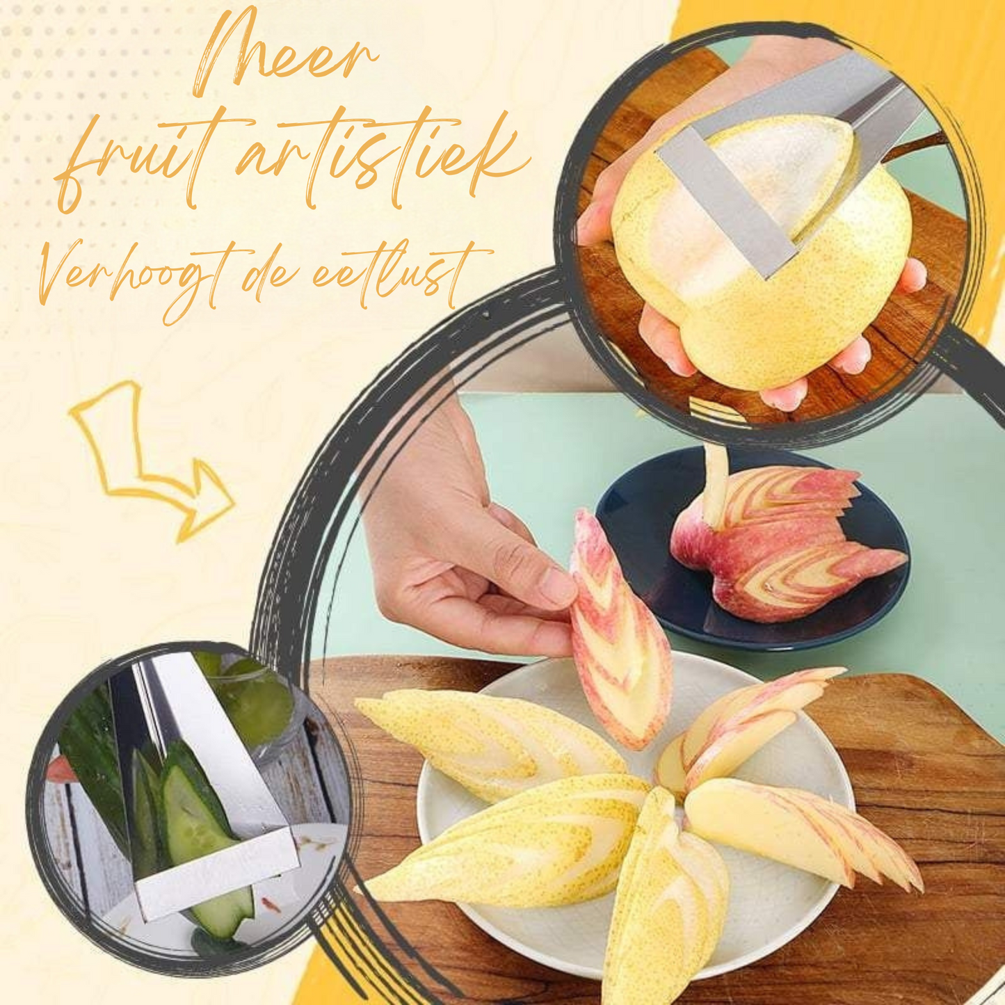 Buy One Get One Free | Triangular Fruit Slicer