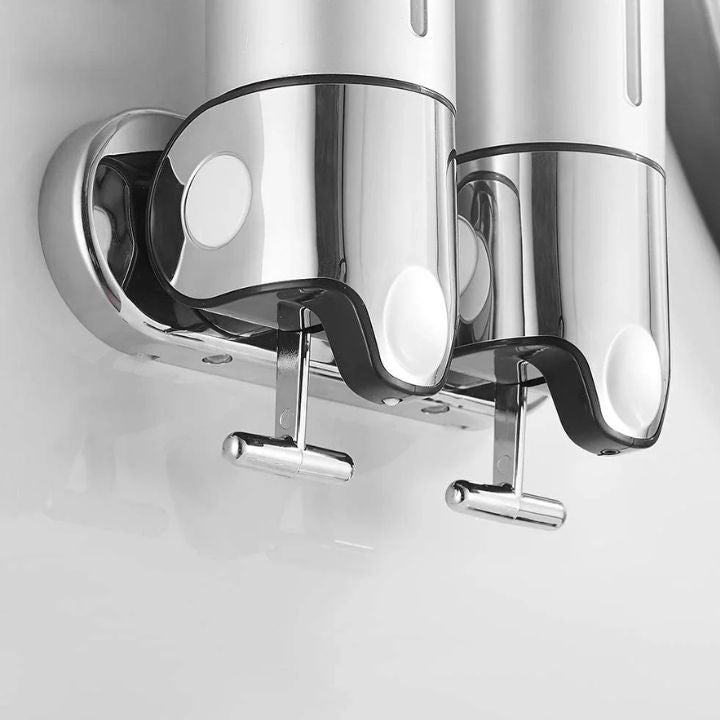 DuoPure Wall-Mounted Soap Dispenser – Elegant Solution for Bathroom Cleanliness