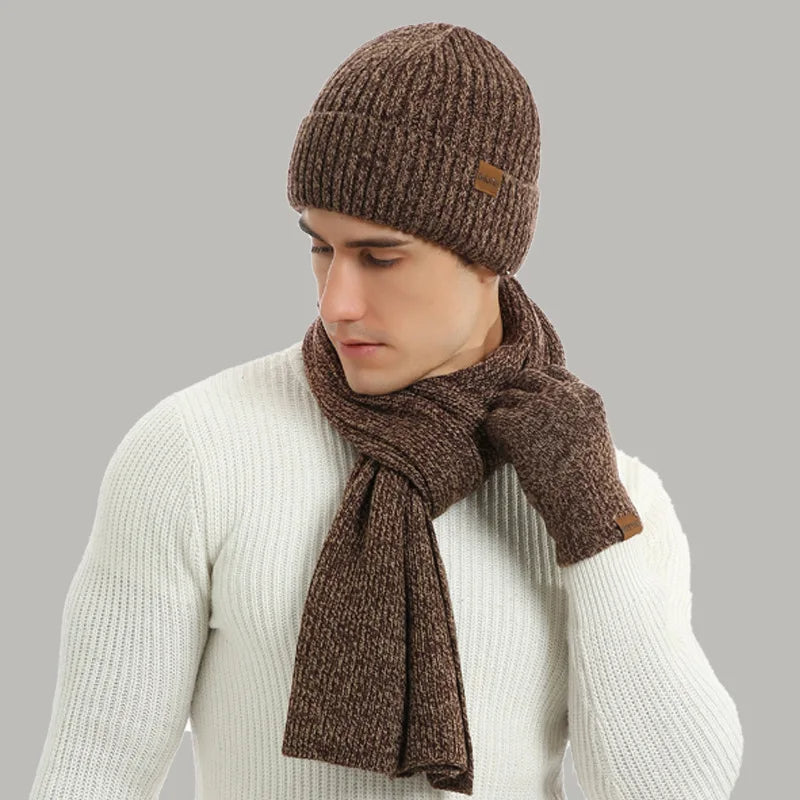 Trendy Winter Outfit with Beanie and Gloves – Taalita Style