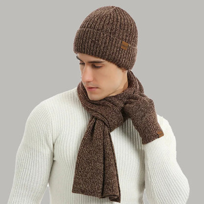 Trendy Winter Outfit with Beanie and Gloves – Taalita Style