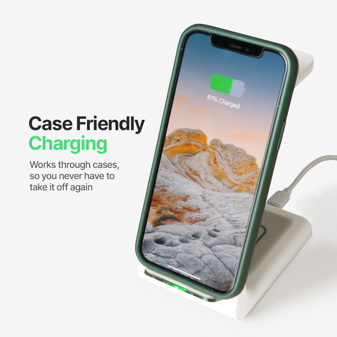 Wireless Charging Hub for Phone, Smartwatch & Earbuds – 3 Devices