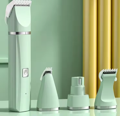 Ultimate 4-in-1 Pet Grooming Kit – Waterproof and Silent