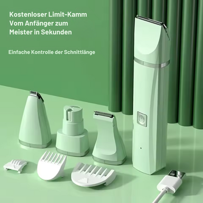 Ultimate 4-in-1 Pet Grooming Kit – Waterproof and Silent
