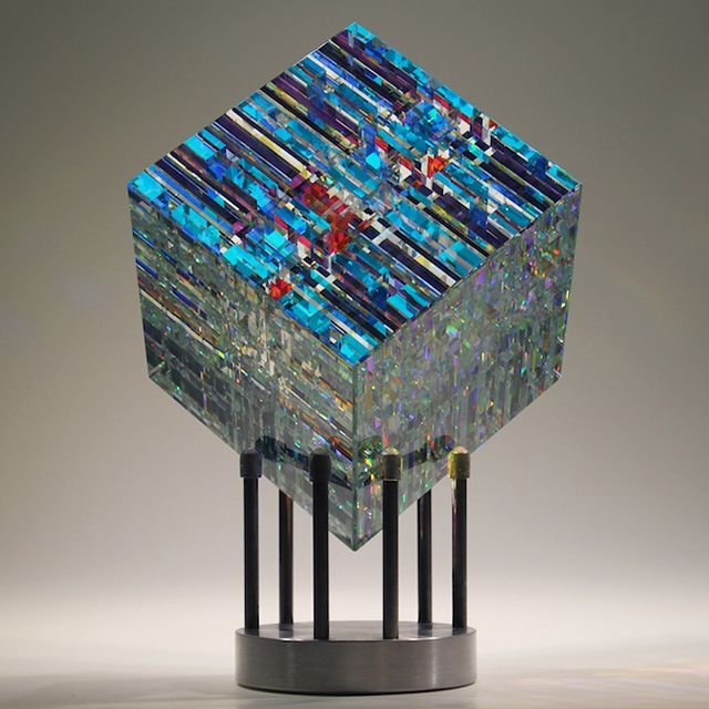 Chroma Cube Art Ornaments – Fantasy Magic Decorative Accents