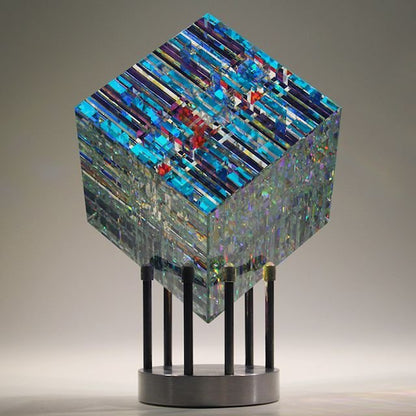 Chroma Cube Art Ornaments – Fantasy Magic Decorative Accents