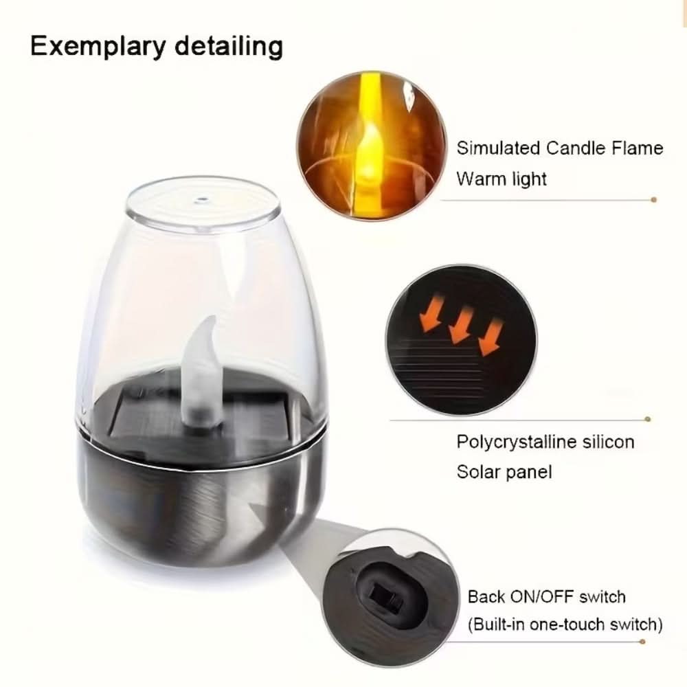 Rechargeable Flickering Lantern for Outdoor and Restaurant Lighting