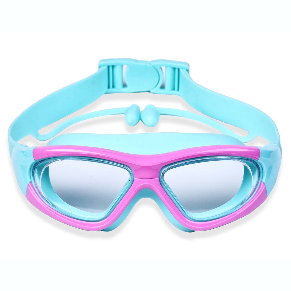 Kids' Swim Goggles with Oversized Frame – Comfortable & Anti-Fog for Fun