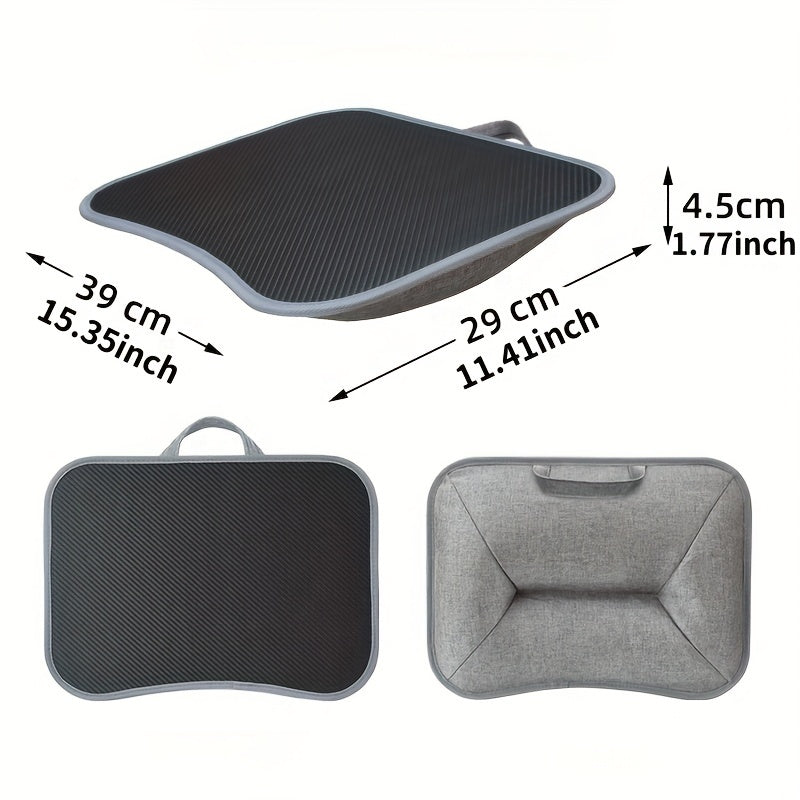 Portable Laptop Desk with Soft Base – Ideal for Bed, Couch, Travel