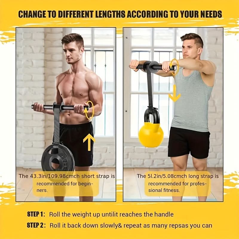 Iron Wrist and Forearm Strength Trainer for Grip Enhancement and Muscle Growth
