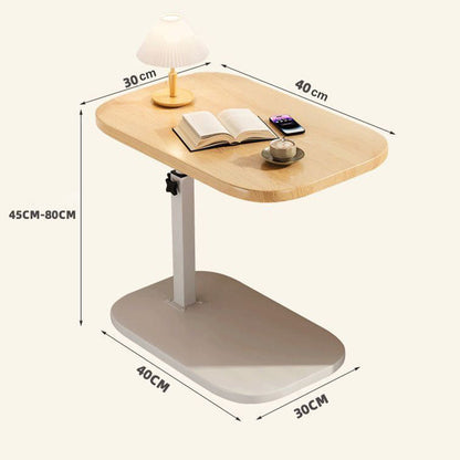 Versatile Rolling Laptop Table with 360° Swivel Functionality