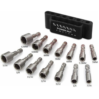 Ultimate 14-Piece Socket Driver Set for DIY Projects