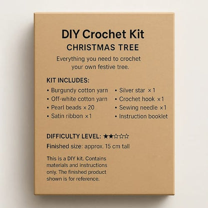CraftyWonders – Handmade Crochet Christmas Tree Kit