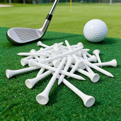 100-Pack of High-Quality Wooden Golf Tees