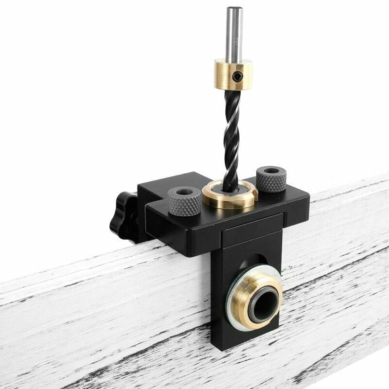 Adjustable 3-in-1 Woodworking Drill Locator Punching Tool