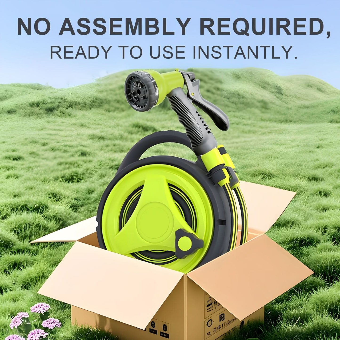 Retractable Garden Hose Set for Convenient Watering and Care